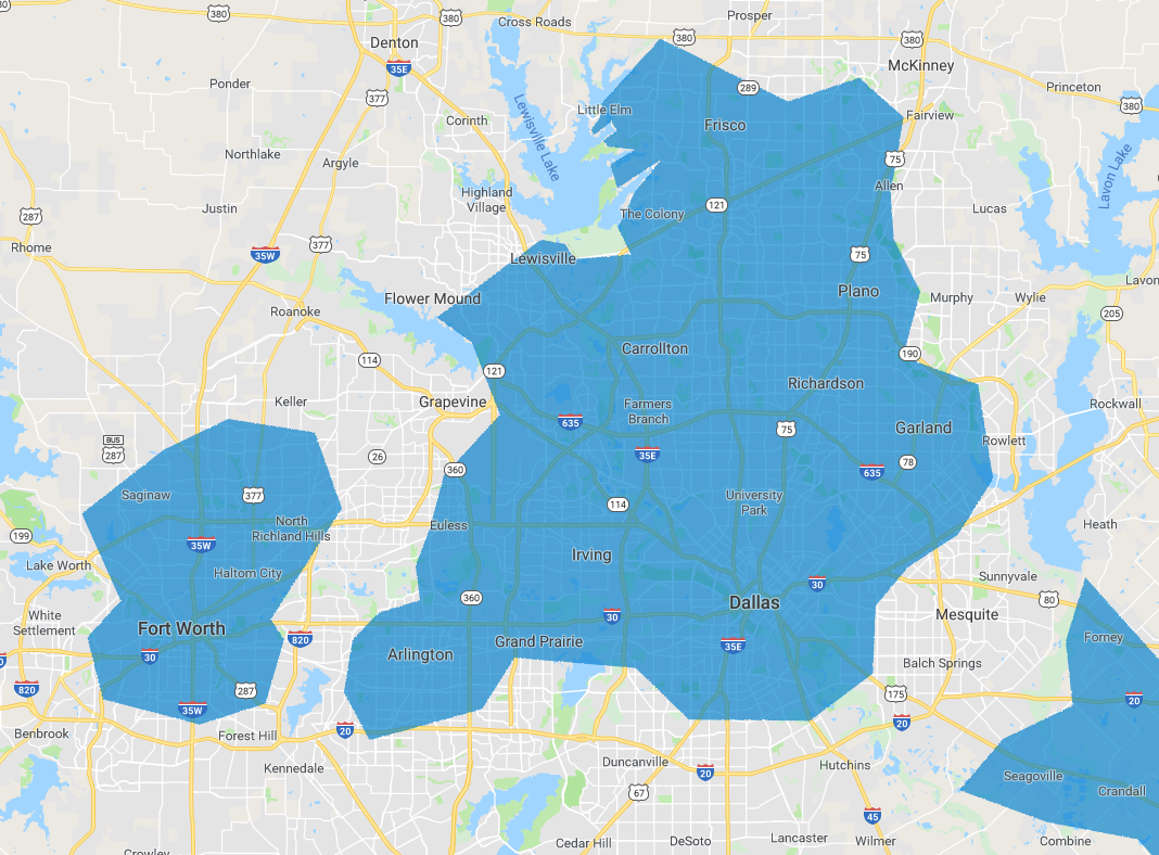 Only map. Даллас Форт Уэрт на карте. Dallas на карте. Даллас Фриско.карта. Фриско на карте.