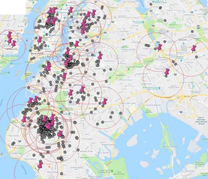New York Wireless and Fiber Internet coverage map